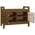 vidaXL Lavica do predsiene medovohnedá 80x40x60 cm masívna borovica