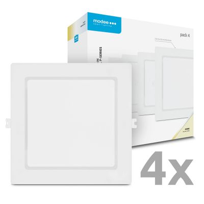 Modee LED Štvorcový LED panel - zapustený 18W 1980lm neutrálna biela P4 (ML-LPSB4000K18WPN)