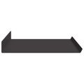 vidaXL Závesná polica 2 ks Čierny 60 x 18 x 2,5 cm Oceľ