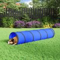 vidaXL Tunel pre psa modrý Ø 40x200 cm polyester