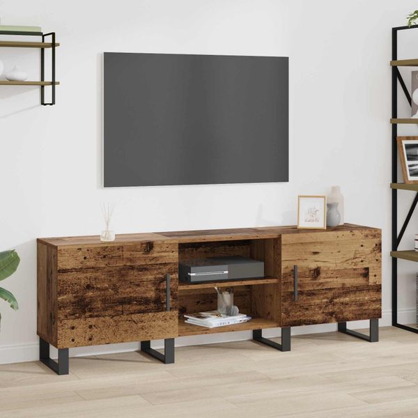 vidaXL TV skrinka Staré drevo 150 x 30 x 50 cm Kompozitné drevo