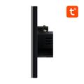 Inteligentný vypínač svetla ZigBee Avatto ZTS02-EU-B2 2 Way TUYA (čierny)