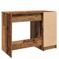 vidaXL Stôl Old Wood 100x50x75 cm Engineered Wood