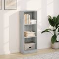 vidaXL Knižnica sivý dub sonoma 40x24x109 cm kompozitné drevo