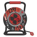 Predlžovací kábel EMOS P08440 PROFI na bubne 40 m / 4 zás. / čierny / guma-neoprén / 230V / 2,5 mm2