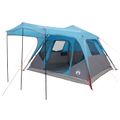 vidaXL Rodinný stan Modrá 305 x 275 x 190 cm Polyester a oceľ