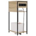 vidaXL Nočný stolík Sonoma dub 41 x 28 x 76 cm Kompozitné drevo