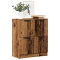 vidaXL Komoda staré drevo 60x30x70 cm kompozitné drevo