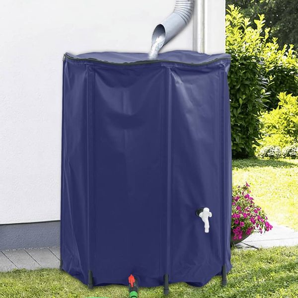vidaXL Nádrž na vodu s kohútikom skladacia 1350 l PVC