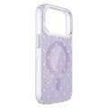 Bubble Dots Mag puzdro pre iPhone 15 6,1" fialové