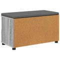 vidaXL Predsieňová lavica Sivá Sonoma 80 x 38 x 46 cm