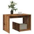 VidaXL Príručný stolík Old Wood 59x36x38 cm Engineered Wood