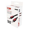 Kábel Jack 3,5 mm - Jack 3,5 mm  3 m stereo | SM5003 EMOS