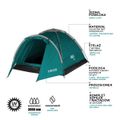 Turistický stan NILS Camp NC6010 Hiker zelený