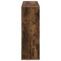 vidaXL Servírovacia skriňa Dymová dub 88,5 x 29 x 84,5 cm