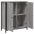 vidaXL Komoda sivá sonoma 70x30x80 cm kompozitné drevo