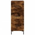 vidaXL Komoda dymový dub 34,5x34x90 cm spracované drevo