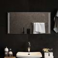 vidaXL Zrkadlo do kúpeľne s LED Priehľadná 80 x 40 cm tvrdené sklo