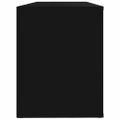vidaXL Botník čierny 100x35x45 cm spracované drevo