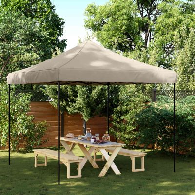 vidaXL Párty stan Sivohnedá 292 x 292 x 315 cm Oxfordská látka