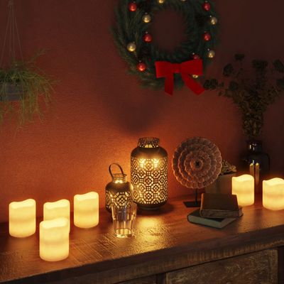 vidaXL Elektrické LED sviečky 24 ks, teplá biela