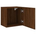 vidaXL TV nástenné skrinky 2ks hnedý dub 40,5x30x40cm kompozitné drevo
