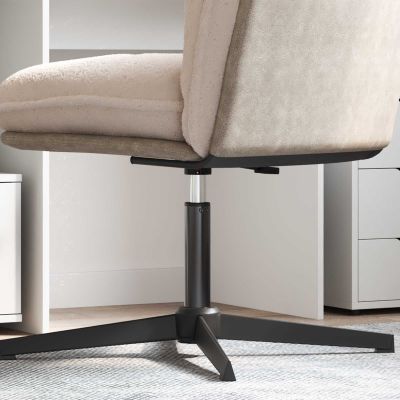 vidaXL Plynový valec kancelárskej stoličky Čierna 318-473 mm Železo