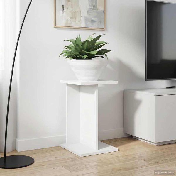 vidaXL Stojan na rastliny 2 pcs Biely 25 x 25,5 x 40,5 cm