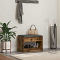 vidaXL Predsieňová lavica Údený Dub 63 x 38 x 45 cm
