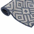 vidaXL Vonkajší koberec s plochým tkaním 80x250 cm modrý vzorovaný