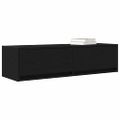 vidaXL TV skrinka 100 x 31 x 25,5 cm Čierny dub Kompozitné drevo