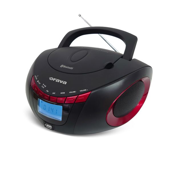 Prenosný CD/USB prehrávač s rádiom a Bluetooth