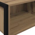 vidaXL Koncový stôl Remeselnícky dub 100 x 36 x 75 cm Kompozitné drevo