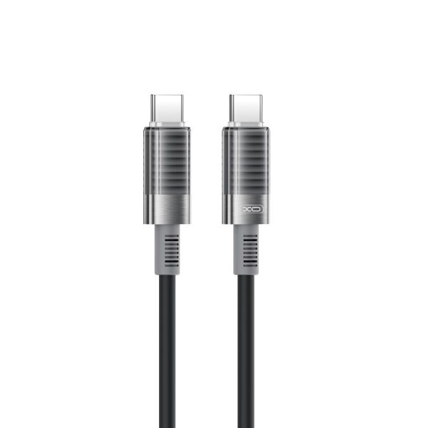 XO kábel NB-Q282B PD USB-C - USB-C 1,0m 60W čierny