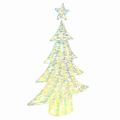 vidaXL Vianočný stromček 120 LED Teplá biela 120,5 cm PET
