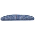 vidaXL Samolepiace schodové rohože 15 ks 65 x 21 x 4 cm Non-Slip Modrá