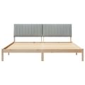 vidaXL Rám postele Hnedá 200 x 200 cm Masívne borovicové drevo