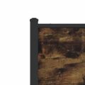 vidaXL Kovový posteľný rám bez matraca dymový dub 200x200 cm