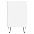 vidaXL Nočné skrinky 2 ks biele 40x30x50 cm kompozitné drevo