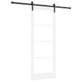 vidaXL Posuvné dvere ORKDAL Biela a čierna 83 x 211 cm