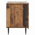 vidaXL Nočný stolík Staré drevo 62 x 34,5 x 49,5 cm Kompozitné drevo