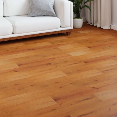 vidaXL Laminátová podlaha 5 pcs Piesková béžová 101 x 20 x 0,8 cm