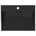 vidaXL Umývadlo minerálny/mramorový odliatok 50x38x11cm matné čierne