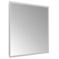 vidaXL Zrkadlo do kúpeľne s LED Priehľadná 50 x 50 cm tvrdené sklo