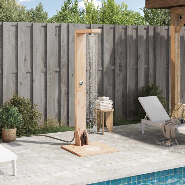 vidaXL Externá sprcha 210 cm Prírodná