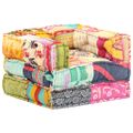 vidaXL Modulárna taburetka, patchwork, látka