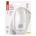 LED nočné svetlo EMOS P3318 s fotocenzorom do zásuvky