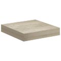 vidaXL Plávajúce nástenné police 4 ks, dubové 23x23,5x3,8 cm, MDF