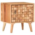 vidaXL Nočný stolík 42x35x45 cm akáciový masív