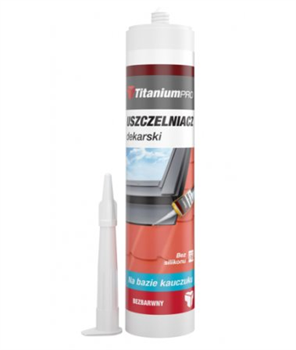Strešný tmel 300ml Titanium PRO, bezfarebný, bez silikónu Strešný tmel 300ml Titanium PRO, bezfarbý, bez silikonu